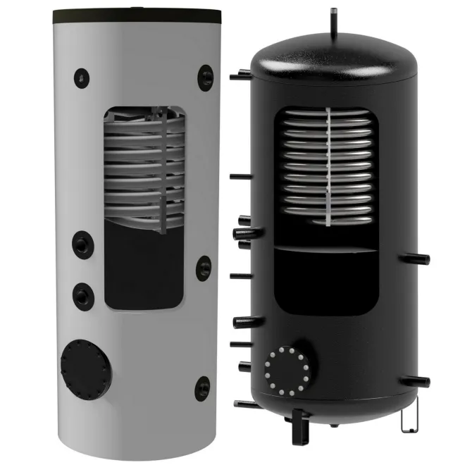 Kombipufferspeicher, Hygienespeicher mit Edelstahlwellrohr - Frischwasser - NADO 1000/20 v11 – Hygienespeicher / Pufferspeicher mit Warmwasser­bereitung