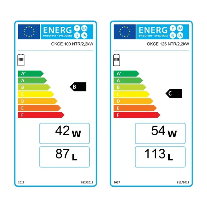Warmwasserspeicher mit 1 Wärmetauscher und 2,2 kW Keramikheizstab 100 Liter Kombispeicher OKCE 100 NTR/2,2 kW