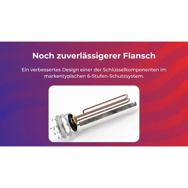 Warmwasserspeicher mit gekapselten Trockenheizkörpern - Antikalk - 30 Liter Warmwasserspeicher WVF3039FD