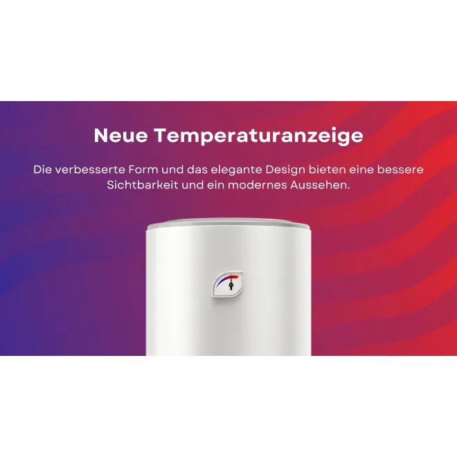 Warmwasserspeicher mit gekapselten Trockenheizkörpern - Antikalk - 30 Liter Warmwasserspeicher WVF3039FD