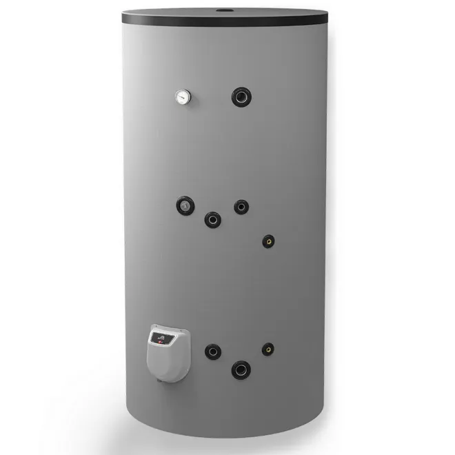 Kombispeicher Warmwasserspeicher Standspeicher leistungsstark mit 1 Wärmetauscher und Heizelement mit Zirkulationsanschluß - 1000L Kombiwarmwasserspeicher mit 1 Wärmetauscher - FV10010FS + 9-12 kW