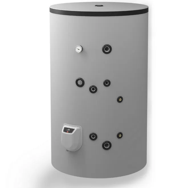 Kombispeicher Warmwasserspeicher Standspeicher leistungsstark mit 1 Wärmetauscher und Heizelement mit Zirkulationsanschluß - 750L Kombiwarmwasserspeicher mit 1 Wärmetauscher - FV75010FS + 12 kW