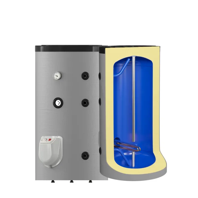 Elektrospeicher Warmwasserspeicher Standspeicher leistungsstark mit Heizelement - mit Zirkulationsanschluß 150 Liter Elektrospeicher mit 3kW - FV15060