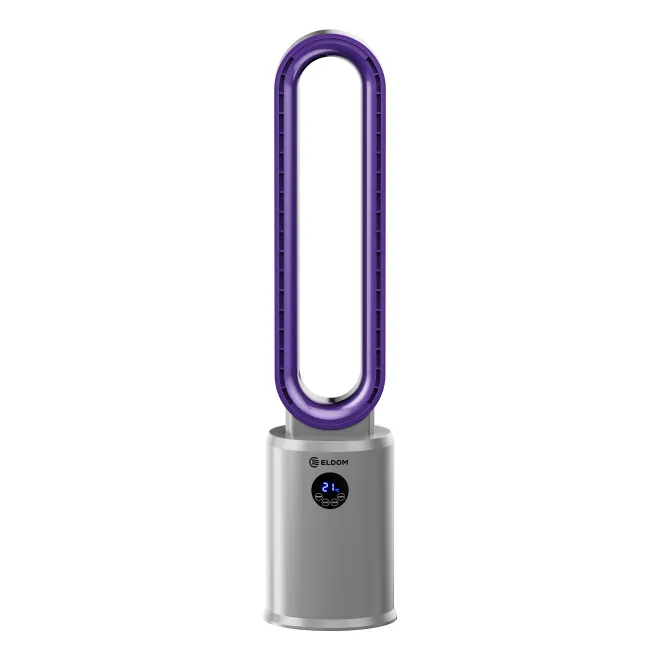 Ventilator mit Luftionisierung, Staubfilter, LED-Touchdisplay, Fernbedienung ES/FFC Air Cooler Silver/Purple