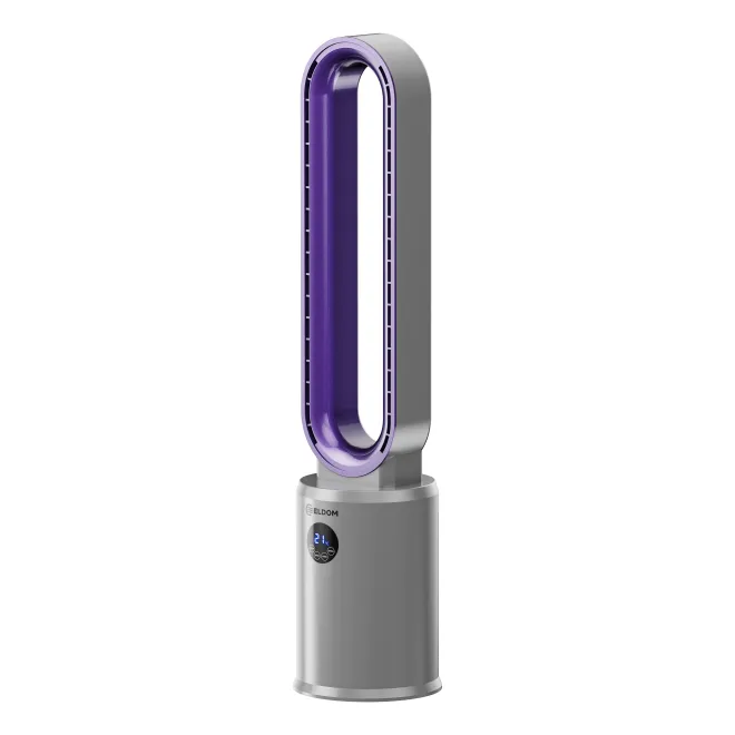 Ventilator mit Luftionisierung, Staubfilter, LED-Touchdisplay, Fernbedienung ES/FFC Air Cooler Silver/Purple