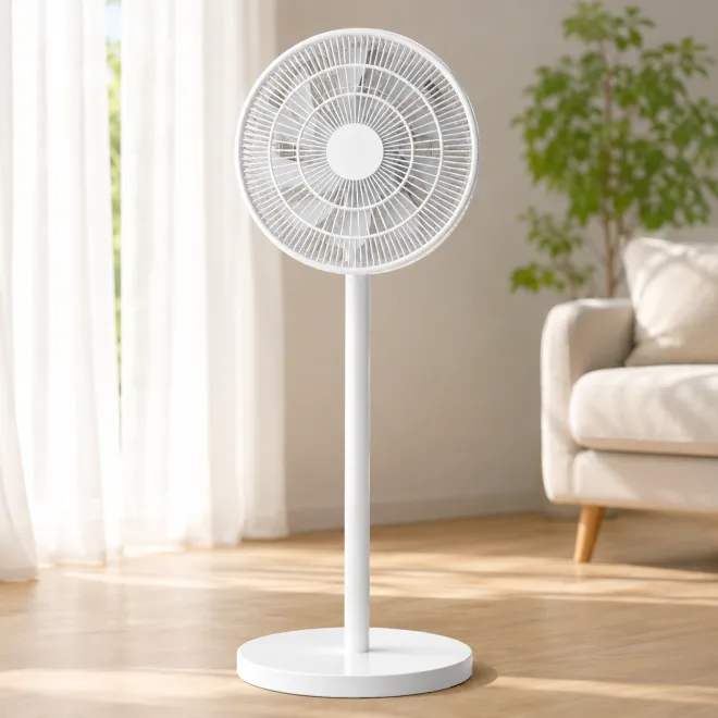Standventilator mit TurboFan – Höhenverstellbar bis 120 cm | 60 W | Fernbedienung | 120° Oszillation | Leiser Betrieb