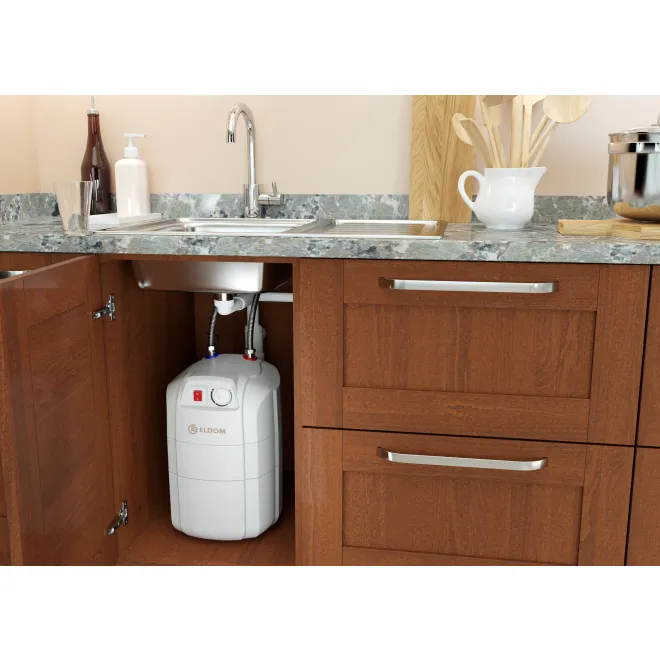Kompakte druckfeste UNTERTISCH Warmwasserspeicher Boiler - ideal für Küche, Gäste-WC, Bungalows etc. 10 Liter Untertisch 2000W 72325PMP