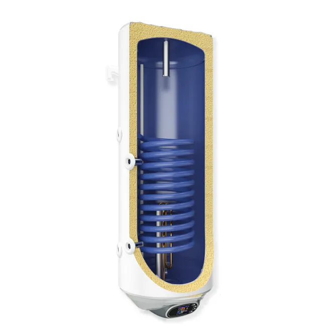 Kombiwarmwasserspeicher wandhängende elektrische Warmwasserspeicher/Solarspeicher 120L Kombiwarmwasserspeicher Wärmetauscher Rechts WV12046SRE