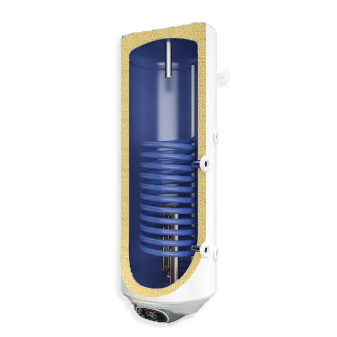 Kombiwarmwasserspeicher wandhängende elektrische Warmwasserspeicher/Solarspeicher 150L Kombiwarmwasserspeicher Wärmetauscher RECHTS schmal/hoch WV15046SRE