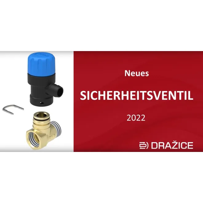 Membran Sicherheitsventil 6 Bar DN 20 3/4