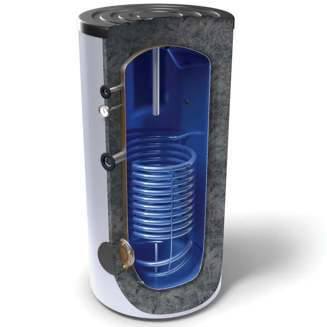 Trinkwasserspeicher Boiler Warmwasserspeicher Standspeicher mit 1 Wärmetauscher - inkl. Magnesiumanode, Thermometer, Stellfüße - 800 Liter Warmwasserspeicher mit 1 Wärmetauscher EV S 800