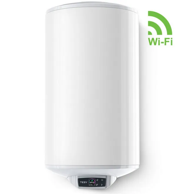 Elektrischer Warmwasserspeicher mit elektronischer Steuerung und WiFi- Appsteuerung 50L -Slim- in langer/schlanker Ausführung GCV503520 ECW
