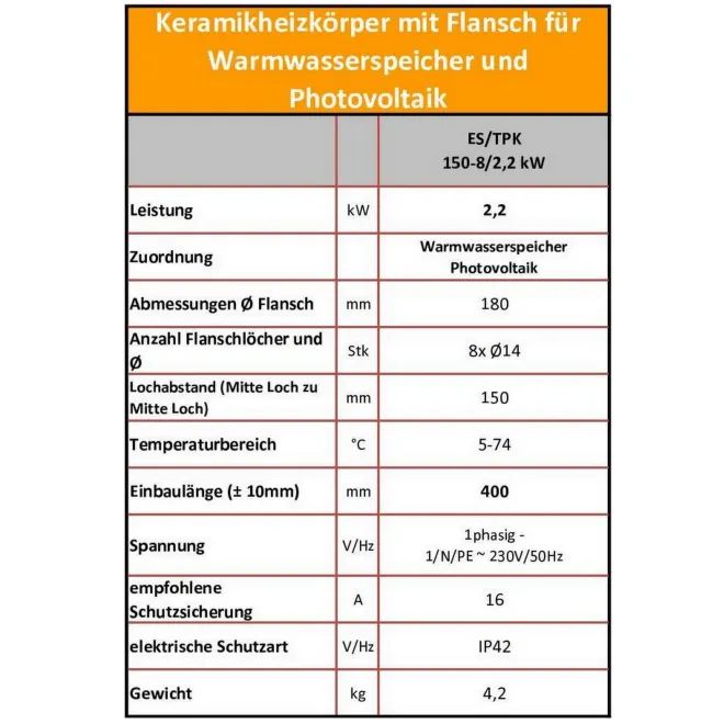 Warmwasserspeicher Standspeicher ohne Wärmetauscher 400 L Warmwasserspeicher ohne Wärmetauscher EV 400