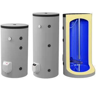 Elektrospeicher Warmwasserspeicher Standspeicher leistungsstark mit Heizelement - mit Zirkulationsanschluß