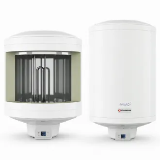 Edelstahl Warmwasserbereiter wandhängender Boiler mit WLAN-Steuerung&nbsp;/&nbsp;VSXI 80 SMART Warmwasserspeicher