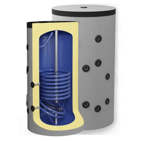 Indirekt beheizter Warmwasserspeicher Standspeicher mit 1 Wärmetauscher - mit Zirkulationsanschluß -