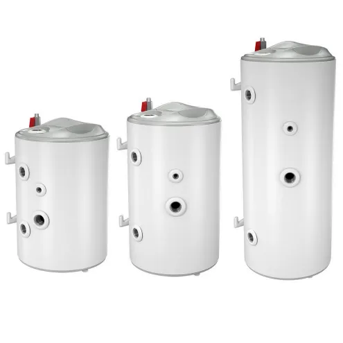 Emaillierter Warmwasserspeicher, Pufferspeicher ohne Wärmetauscher, mit Aufnahme für Heizelement, Ideal für Wärmepumpen oder individuelle Warmwassersysteme