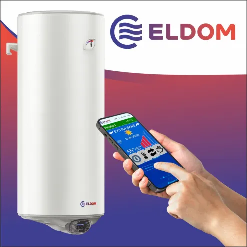 Wandhängender Elektrospeicher Warmwasserspeicher mit Smart Control elektronischer Steuerung und WiFi - Appsteuerung -