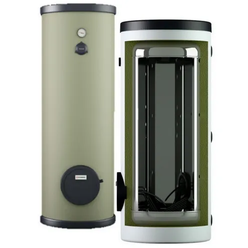 Edelstahl Elektro Standspeicher Warmwasserspeicher Boiler