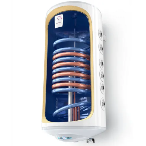 Wandhängender Kombiwarmwasserspeicher Boiler, kombinierte mit 2 Wärmetauscher und Elektrisch -