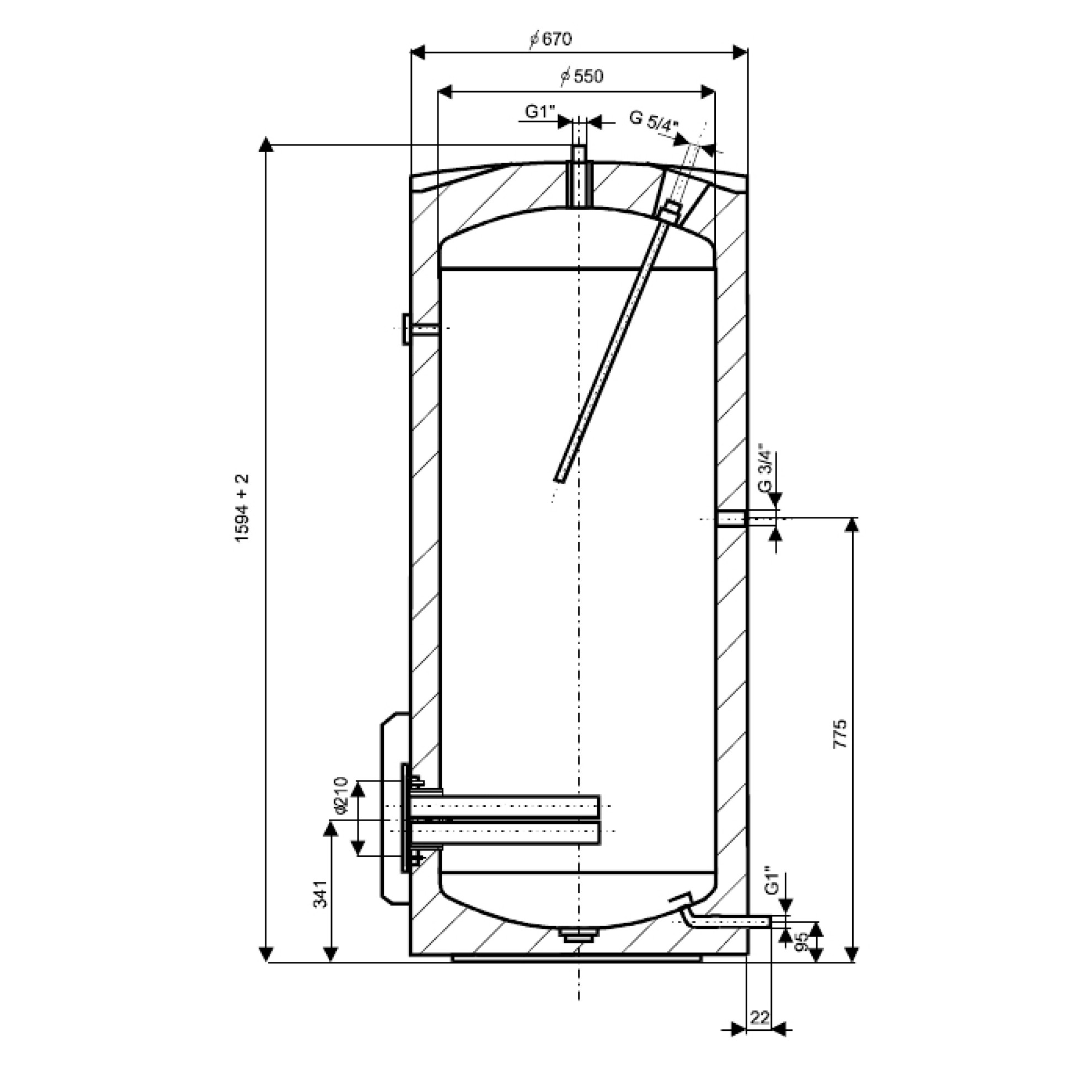 300 Liter L elektrischer Warmwasserspeicher Boiler Elektrospeicher Speicher mit Keramikheizstab 2,2 - 12kW 300 Liter L elektrischer Warmwasserspeicher Boiler Elektrospeicher Speicher mit Keramikheizstab 2,2 - 12kW